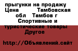 прыгунки на продажу › Цена ­ 700 - Тамбовская обл., Тамбов г. Спортивные и туристические товары » Другое   